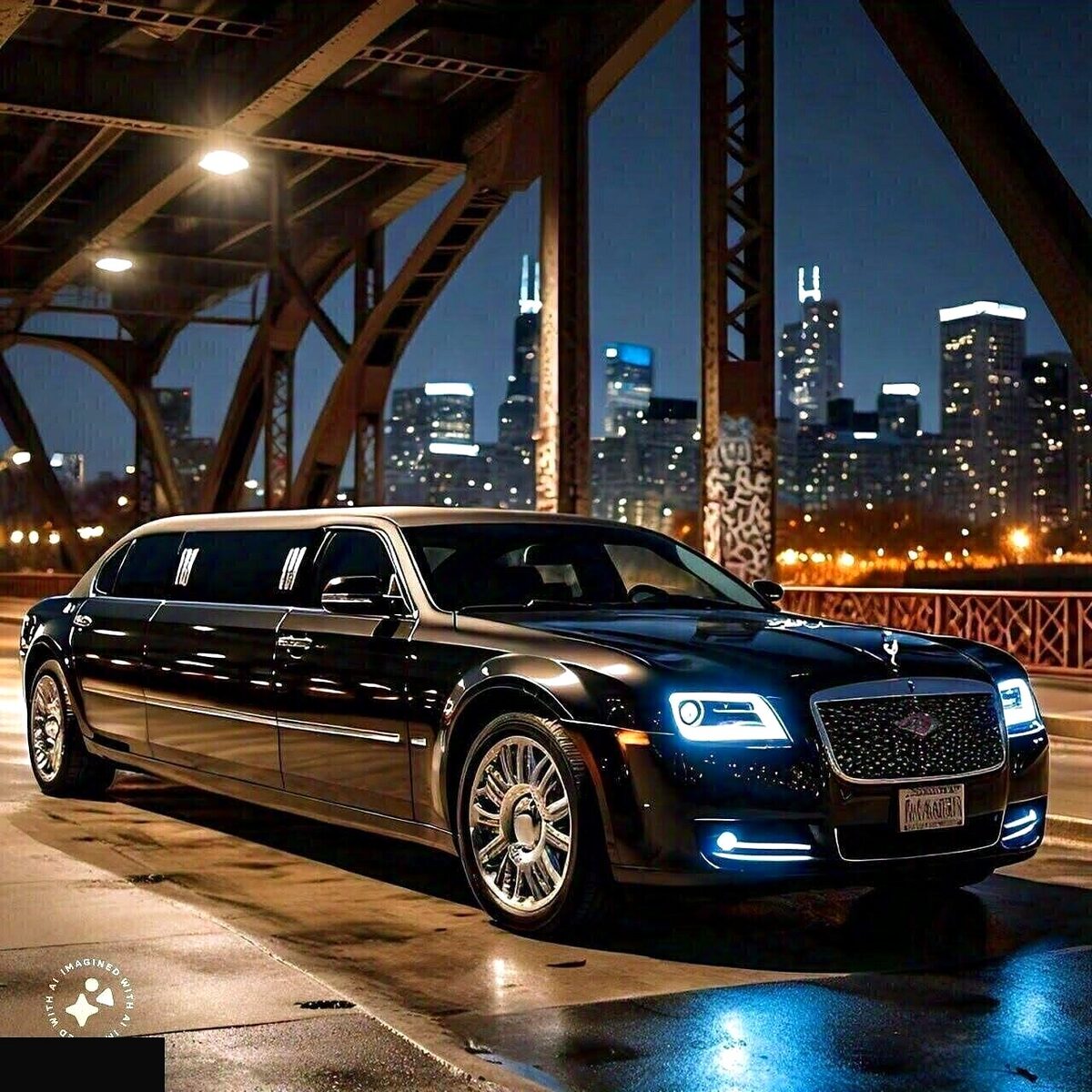 Cadillac Escalade Stretch for large wedding parties