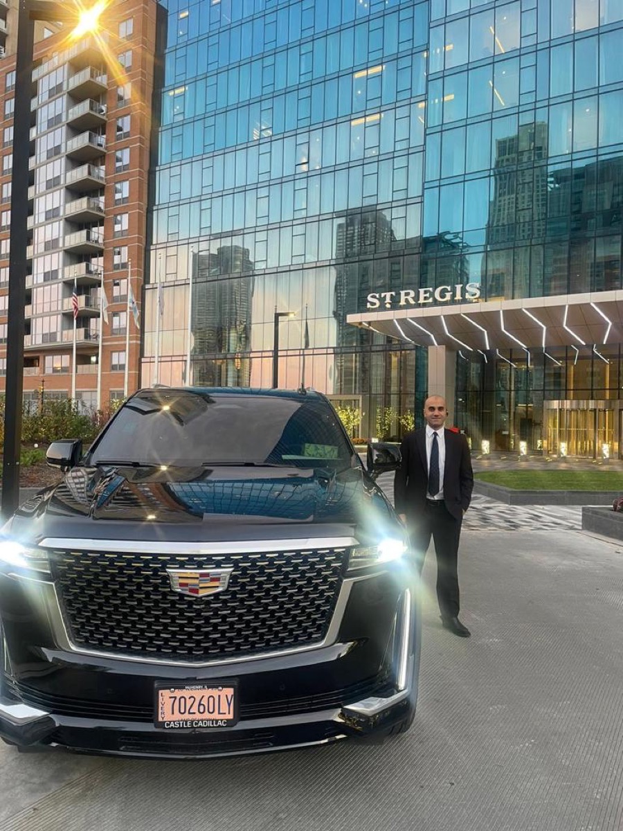 Cadillac Escalade black car service Chicago