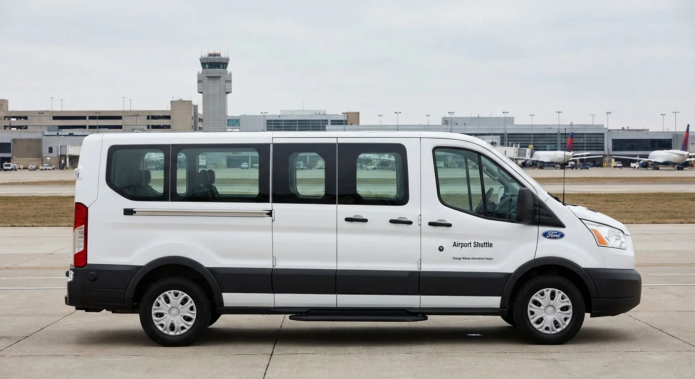Ford Transit Passenger Van view 2