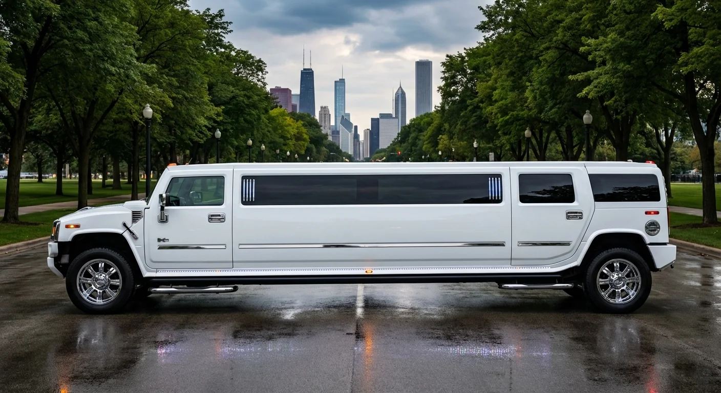 Hummer H2 Limousine view 2