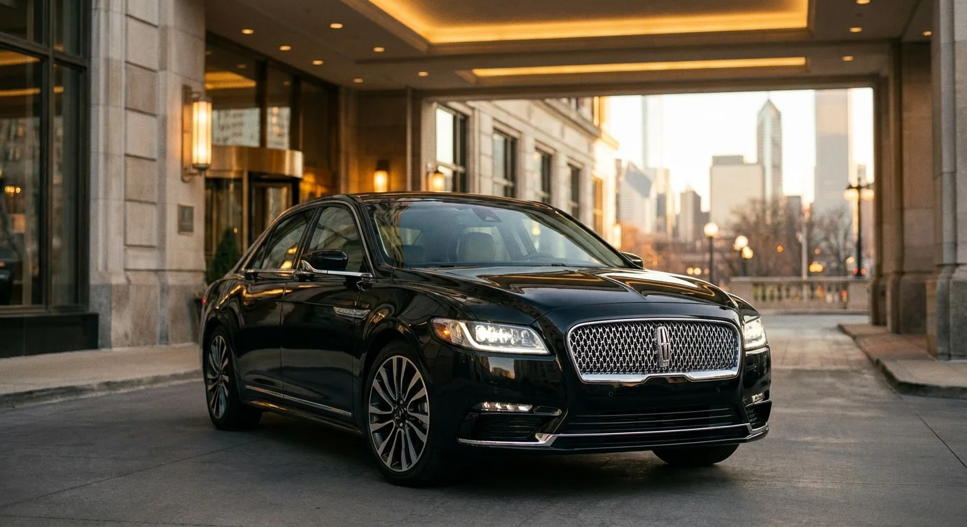 Lincoln Continental Executive Sedan - Royal Carriage Limousine Chicago
