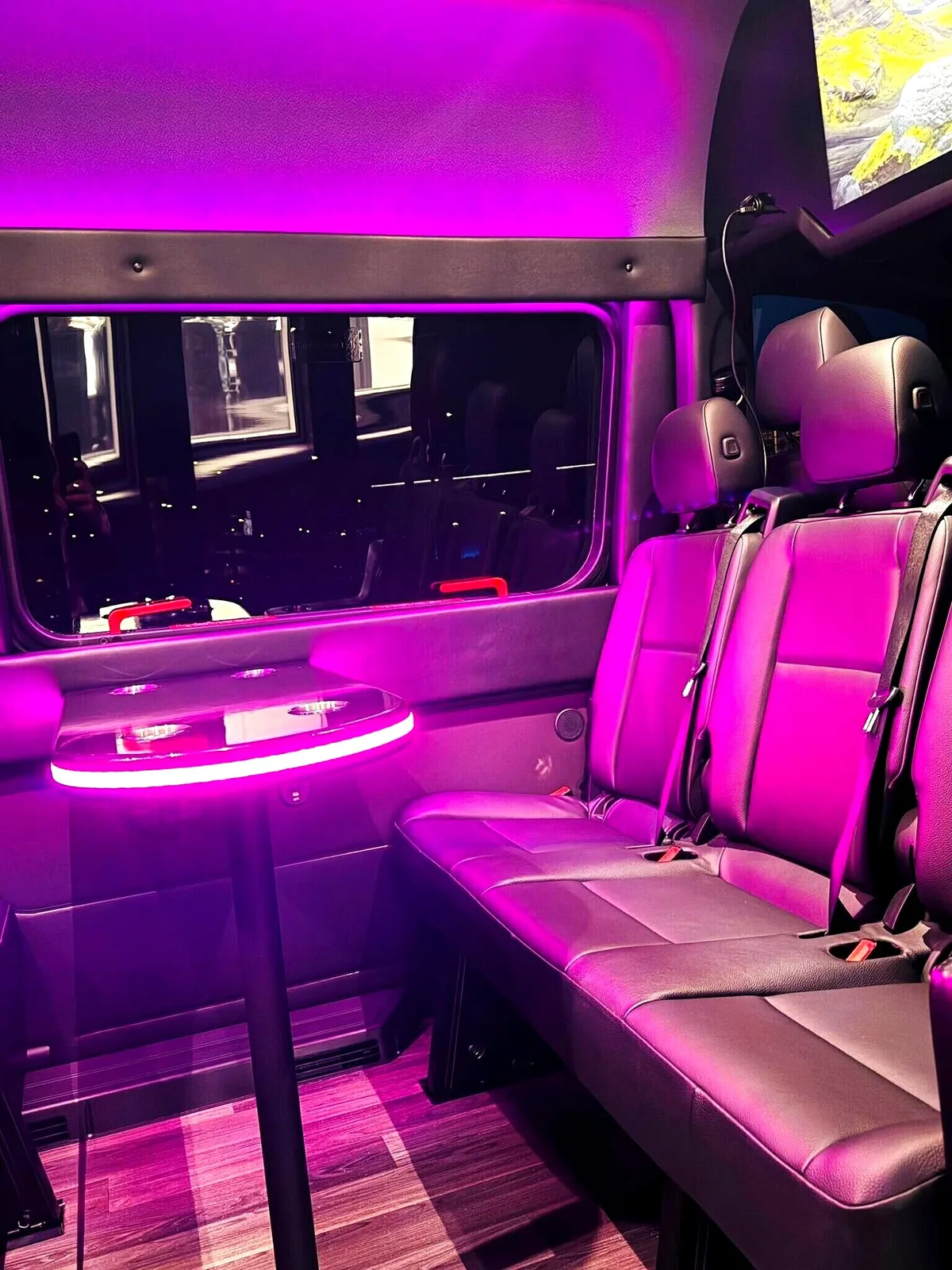 Mercedes Sprinter van interior — sprinter van rental Geneva