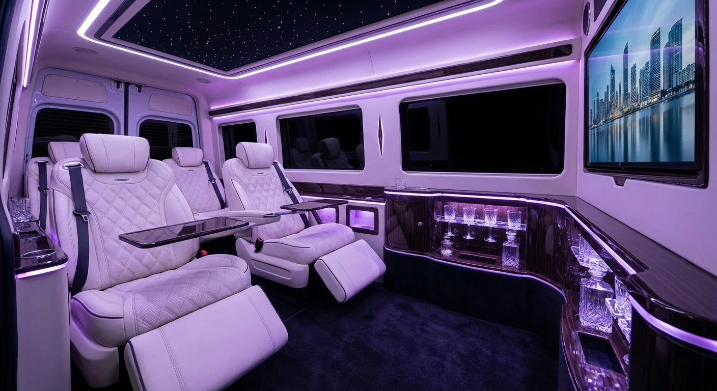 Mercedes Sprinter Jet Limo thumbnail 3