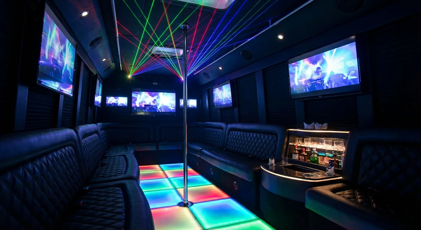 20-Passenger Party Bus view 3