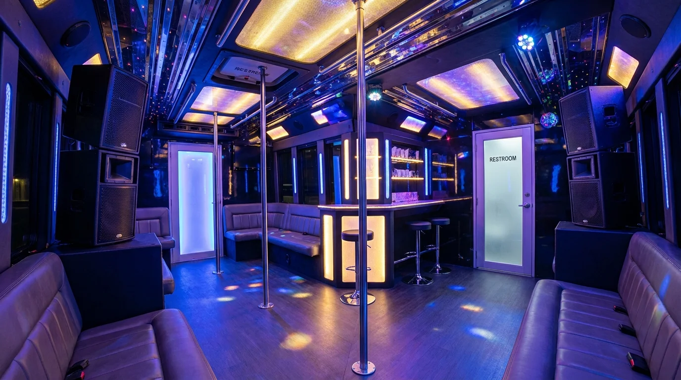30-Passenger Party Bus view 3