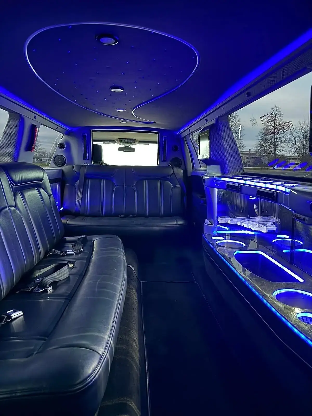Cadillac Escalade Stretch — Royal Carriage Chicago limo fleet comparison