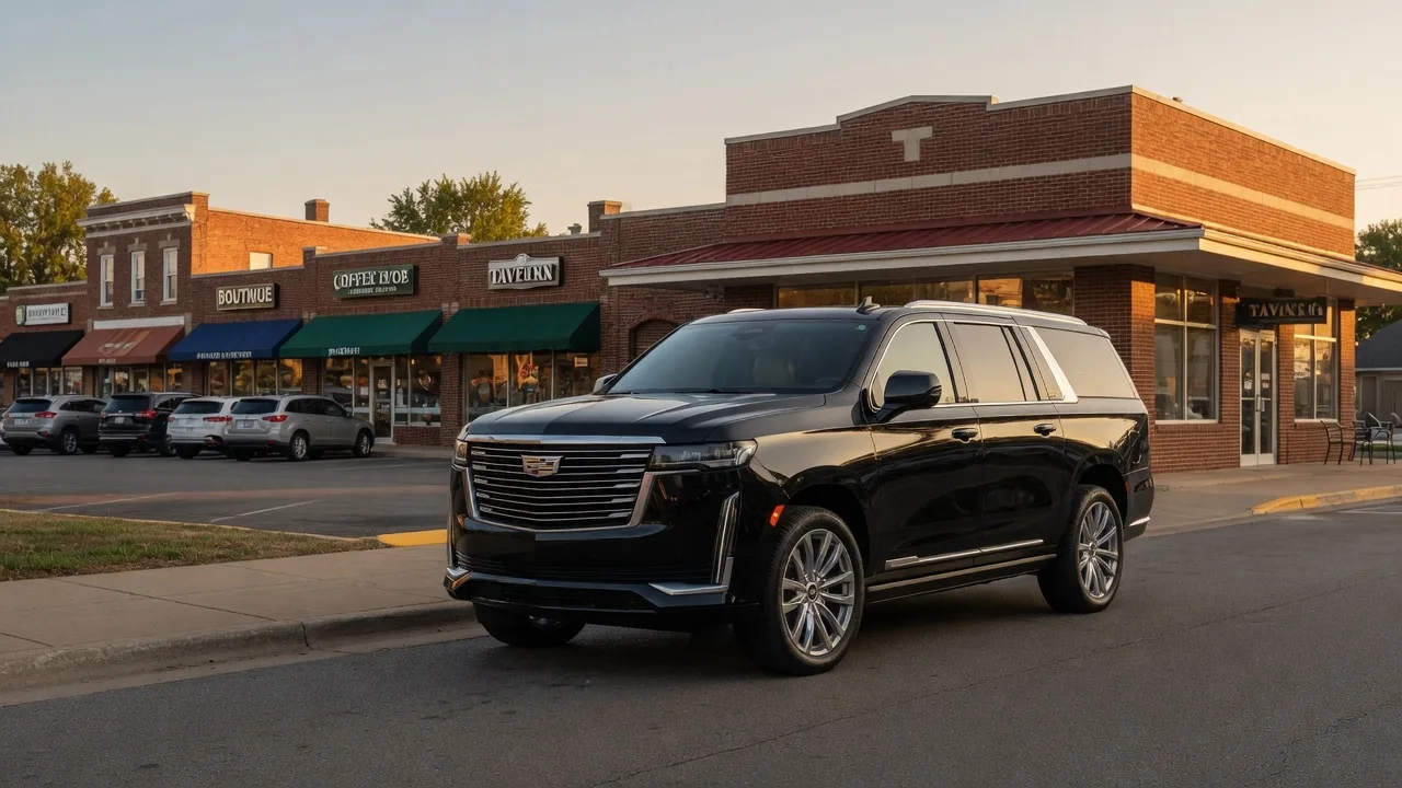 Cadillac Escalade SUV for Limo Service Palatine Il, Royal Carriage Chicago chauffeur